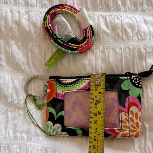 Vera Bradley Multicolor ID Holder with Keyring - Picture 4 of 5